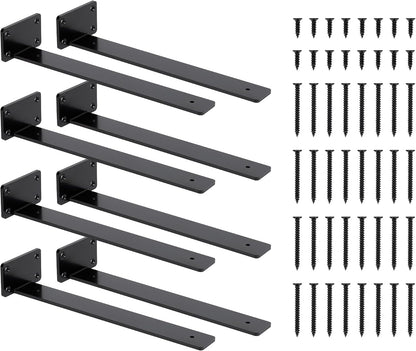 Heavy Duty Steel Shelf Brackets for Wall Mounted Shelves